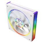 Saturn 120mm ARGB White 4pin PWM PC Cooling Infinity Fan - Image 3