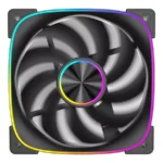 Solar 120mm ARGB Black 4pin PWM PC Cooling Fan - Image 2