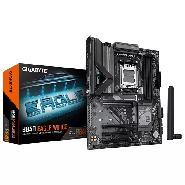 Gigabyte B840 EAGLE Gigabyte B840 EAGLE WIFI6E AMD AM5 Socke - Image 1