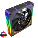 Aura 120mm ARGB Black 4pin PWM PC Cooling Infinity Fan
