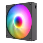 High Flow Reverse 120mm ARGB Black 4pin PWM PC Cooling Fan - Image 3