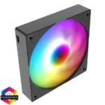 High Flow Reverse 120mm ARGB Black 4pin PWM PC Cooling Fan