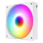 High Flow 120mm ARGB White 4pin PWM PC Cooling Fan - Image 3